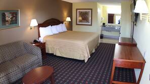 2 bedrooms, iron/ironing board, linens