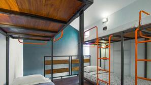 Desk, free WiFi, linens