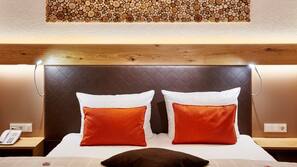 Minibar, in-room safe, desk, blackout curtains