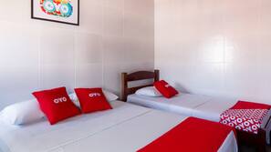 Wi-Fi de cortesia, roupa de cama