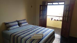 1 quarto, acesso à internet, roupa de cama