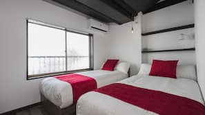 2 bedrooms, individually decorated, individually furnished
