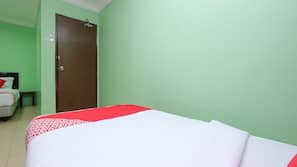 Free WiFi, bed sheets