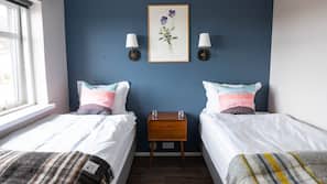 Premium bedding, blackout drapes, free WiFi, linens