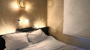 1 chambre, fer et planche à repasser, accès Internet