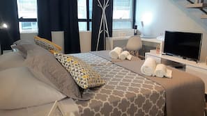 1 sovrum, strykjärn/strykbräda, internet och sängkläder