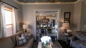 TV, fireplace, DVD player