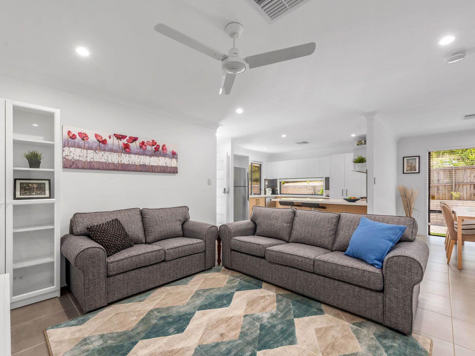 A tranquil bushland retreat with KB, Ducted AC and access to a heated pool.