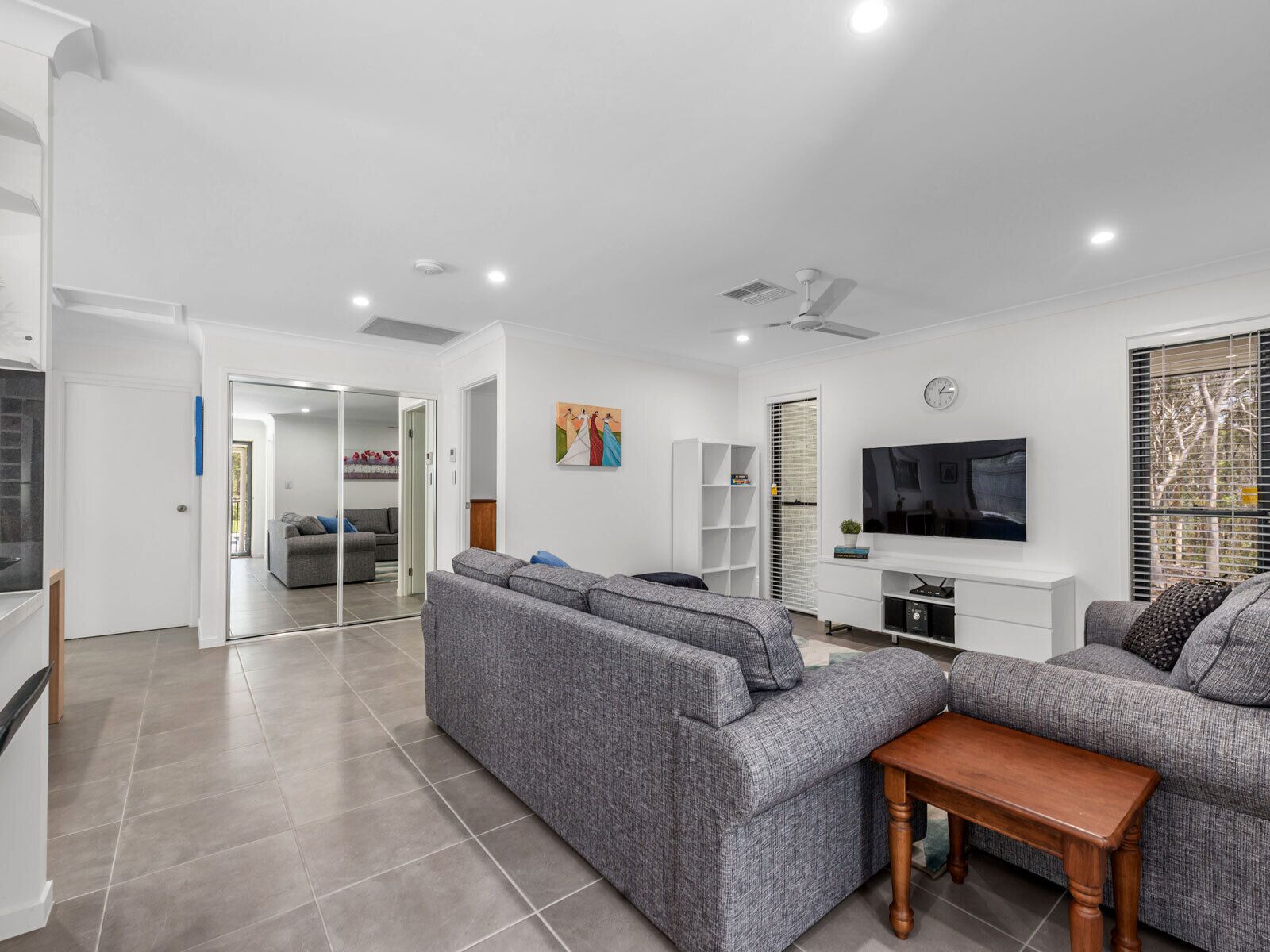 A tranquil bushland retreat with KB, Ducted AC and access to a heated pool.