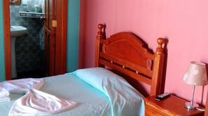 Egyptian cotton sheets, premium bedding, down duvet, minibar