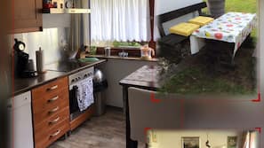 Kühlschrank, Mikrowelle, Herd, Geschirrspüler