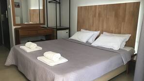 Blackout drapes, iron/ironing board, free WiFi, bed sheets