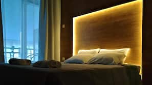 Blackout drapes, iron/ironing board, free WiFi, bed sheets