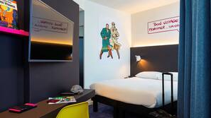 Luxe beddengoed, een kluis op de kamer, verduisterende gordijnen