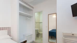 Laptop workspace, free WiFi, bed sheets