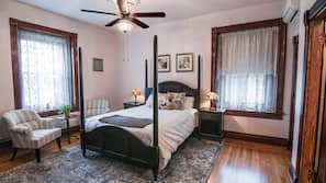 Premium bedding, memory foam beds, individually decorated