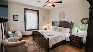 Premium bedding, memory foam beds, individually decorated