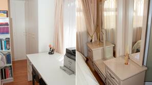 Premium bedding, memory foam beds, iron/ironing board, free WiFi