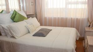 Premium bedding, memory foam beds, iron/ironing board, free WiFi