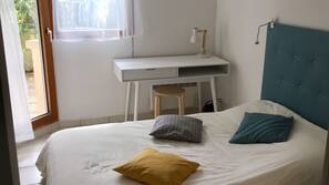 1 chambre, fer et planche à repasser, Wi-Fi, draps fournis