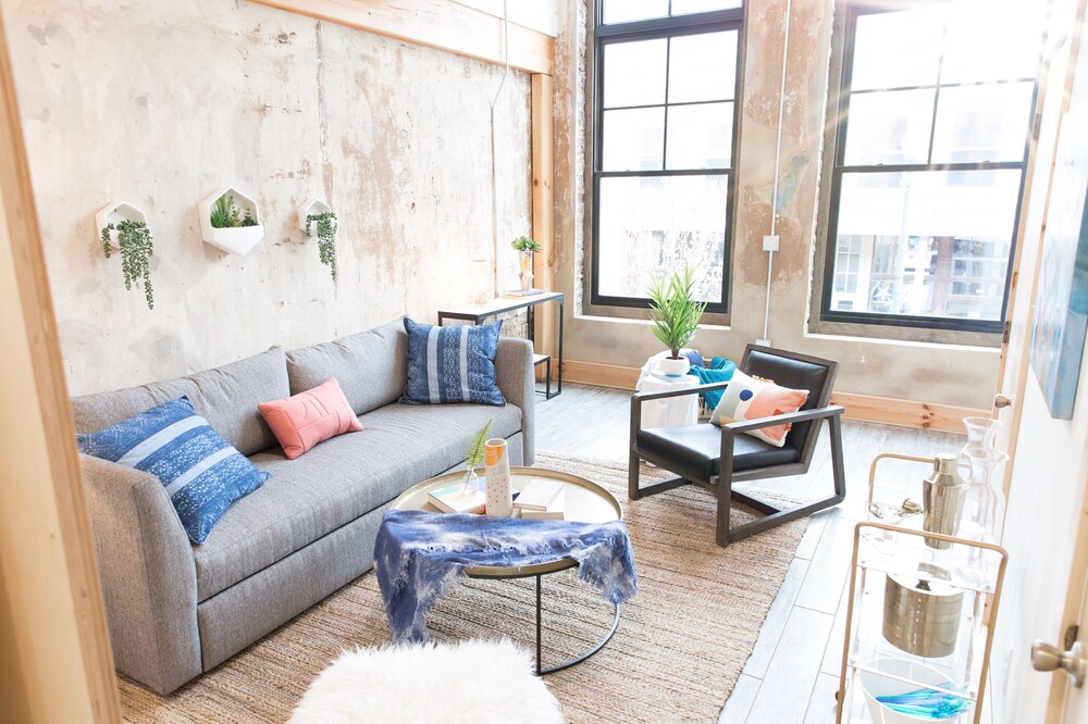 Luxury apartment with a private rooftop deck located in the heart of downtown JC