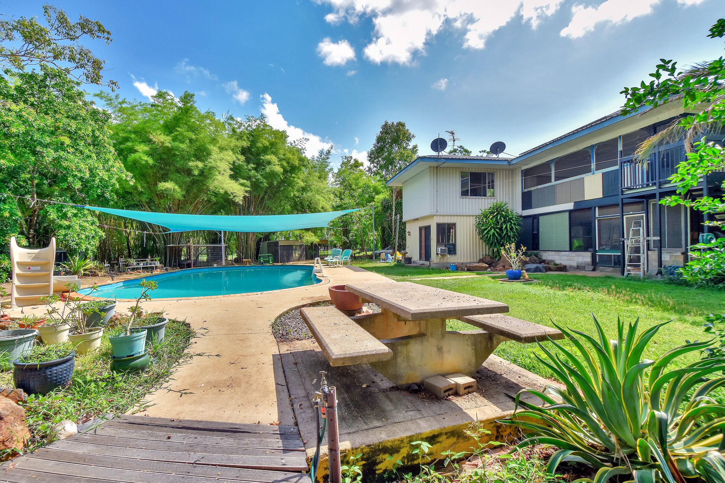 Tropical Bamboo House