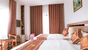 Minibar, in-room safe, desk, blackout drapes