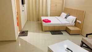 Premium bedding, Select Comfort beds, free minibar items, in-room safe