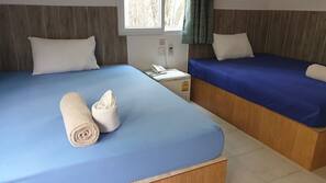 Desk, free WiFi, linens