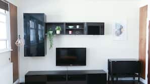 40-inch TV with satellite channels