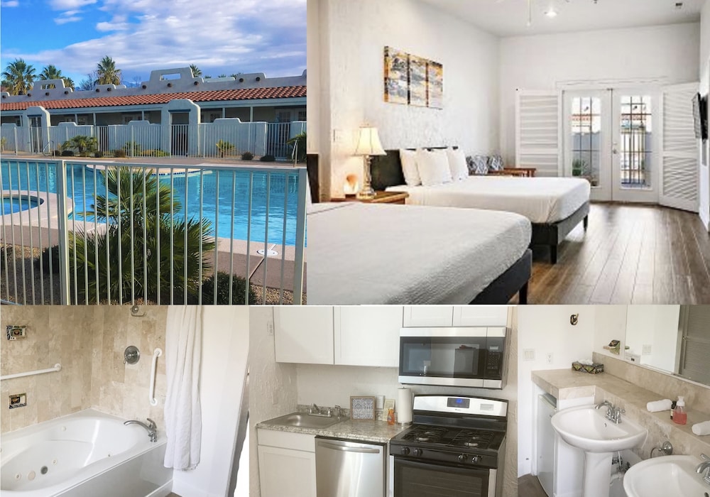 19 Resort- Double King, Pool, Hot Tub, Kitchen, Grill