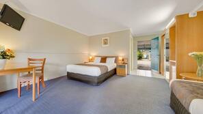 Blackout drapes, soundproofing, iron/ironing board, free WiFi