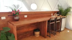 Minibar, individually furnished, desk, laptop workspace