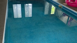Indoor pool, a heated pool