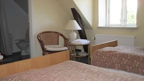 Individually decorated, individually furnished, iron/ironing board