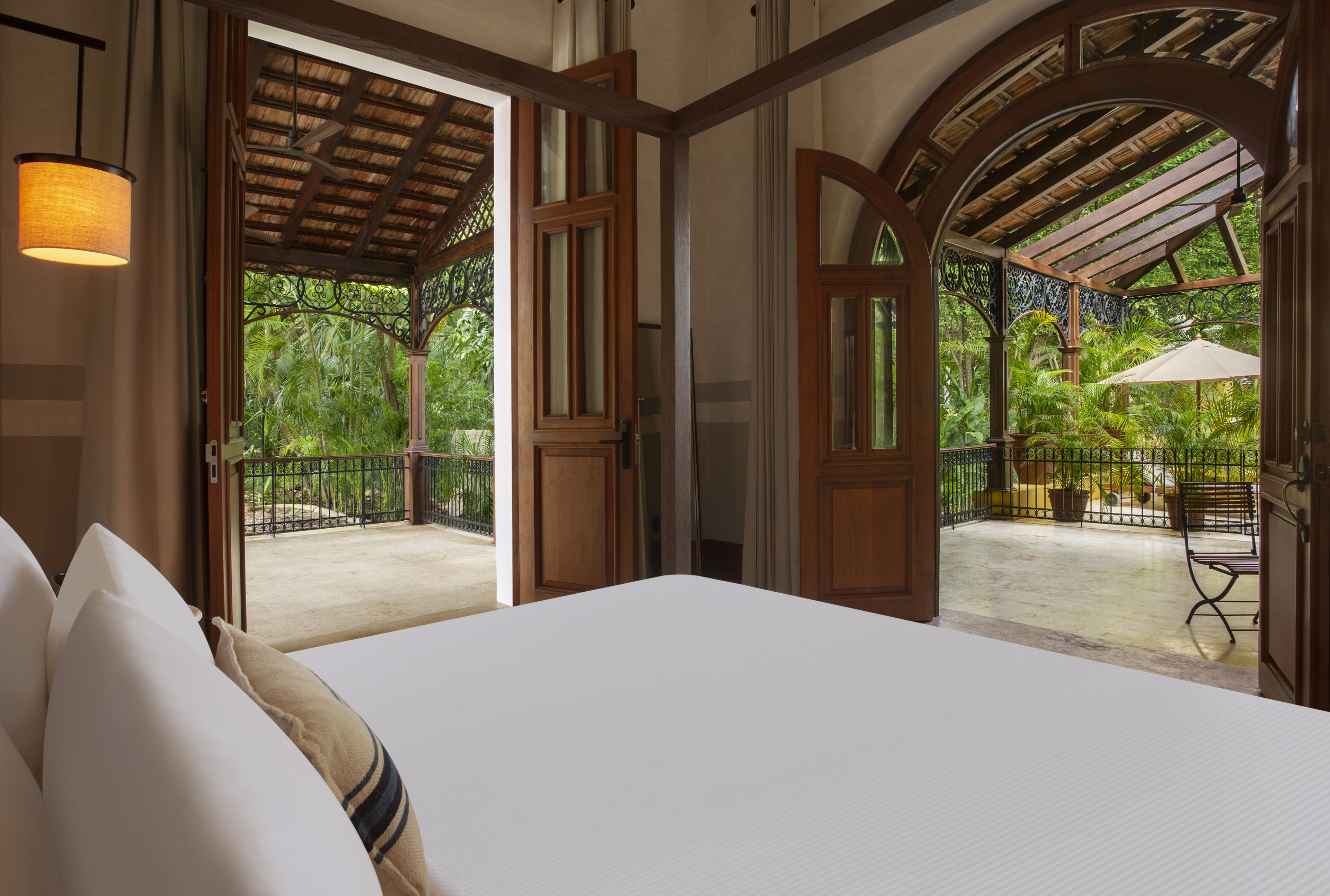 Hacienda Xcanatun Yucatán bedroom area
