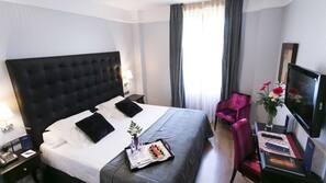 Premium bedding, minibar, in-room safe, desk