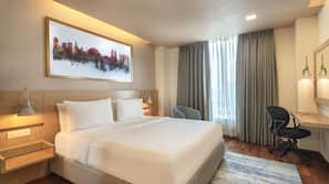 Premium bedding, minibar, in-room safe, desk