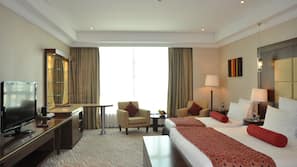 Premium bedding, in-room safe, desk, blackout curtains