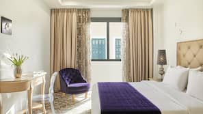 In-room safe, blackout drapes, soundproofing, free WiFi