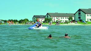 Vlak bij het strand
