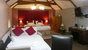 Desk, iron/ironing board, cots/infant beds, free WiFi