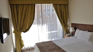 Pillow top beds, in-room safe, individually decorated, desk
