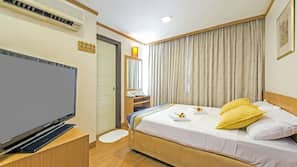 In-room safe, blackout curtains, iron/ironing board, free WiFi