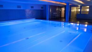 Indoor pool, seasonal outdoor pool
