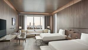 Premium bedding, minibar, in-room safe, desk