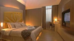 Select Comfort beds, in-room safe, individually furnished, desk