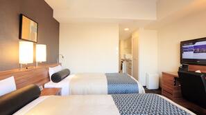 In-room safe, desk, blackout curtains, iron/ironing board