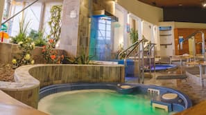 Indoor spa bath
