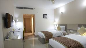 Premium bedding, minibar, in-room safe, desk